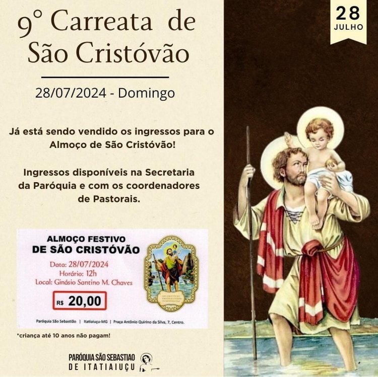 RELIGIOSIDADE - 9ª Carreata de São Cristóvão