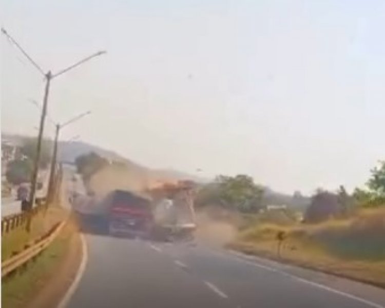 Carreta sem freios causa morte na BR-381