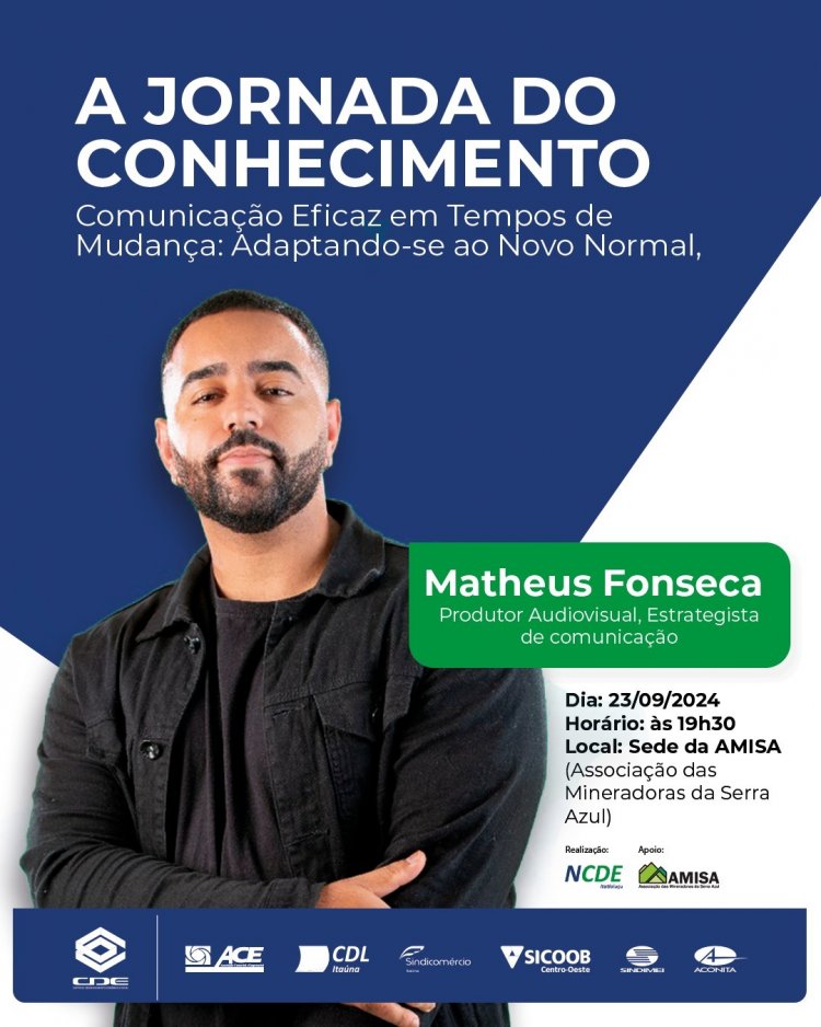 JORNADA DO CONHECIMENTO - NCDE discute Comunicação na próxima semana