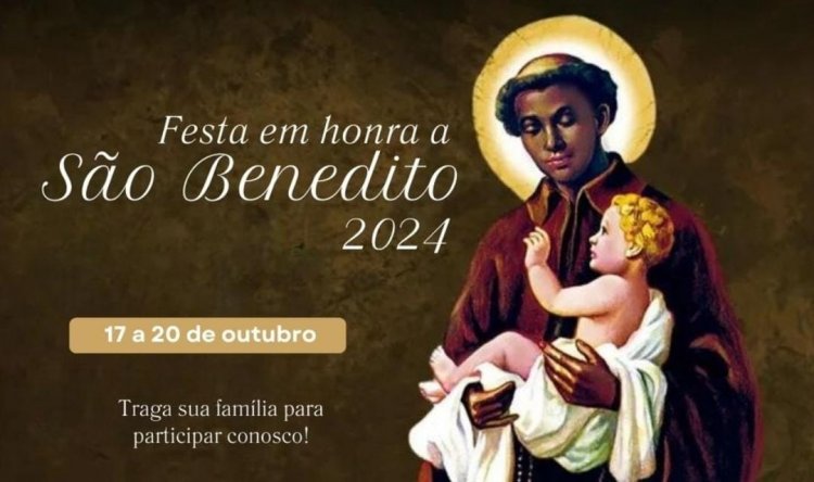 PADROEIRO DOS CHAVES - Festa em honra à São Benedito na próxima semana