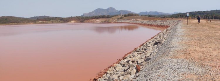 SERRA AZUL - Obras de descaracterização de barragem são fiscalizadas